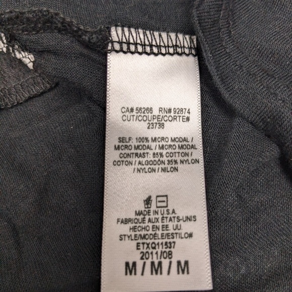 Ella Moss black lace long sleeves top - Picture 3 of 8